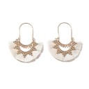 Boucles d'oreilles pendantes pour femmes avec frange G417 25