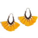 Boucles d'oreilles pendantes pour femmes avec frange G417 4