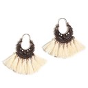 Boucles d'oreilles pendantes pour femmes avec frange G417 5