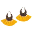 Boucles d'oreilles pendantes pour femmes avec frange G417 7