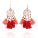 Boucles d'oreilles pendantes pour femmes avec frange G442 3
