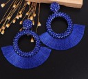 Boucles d'oreilles pendantes pour femmes avec frange G580 12