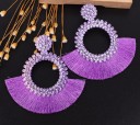 Boucles d'oreilles pendantes pour femmes avec frange G580 14