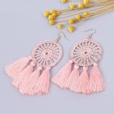 Boucles d'oreilles pendantes pour femmes avec frange G580 17