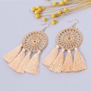 Boucles d'oreilles pendantes pour femmes avec frange G580 19