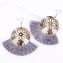 Boucles d'oreilles pendantes pour femmes avec frange G580 22