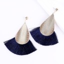 Boucles d'oreilles pendantes pour femmes avec frange G580 25