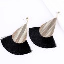 Boucles d'oreilles pendantes pour femmes avec frange G580 26