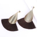 Boucles d'oreilles pendantes pour femmes avec frange G580 28