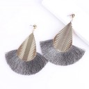 Boucles d'oreilles pendantes pour femmes avec frange G580 33