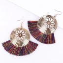 Boucles d'oreilles pendantes pour femmes avec frange G580 37