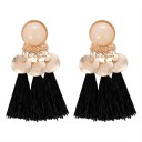 Boucles d'oreilles pendantes pour femmes avec frange G597 1