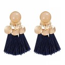 Boucles d'oreilles pendantes pour femmes avec frange G597 6