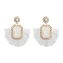 Boucles d'oreilles pendantes pour femmes avec frange G736 22