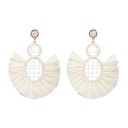 Boucles d'oreilles pendantes pour femmes avec frange G736 9