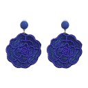 Boucles d'oreilles pendantes pour femmes avec frange G736 12