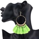 Boucles d'oreilles pendantes pour femmes avec frange G829 12