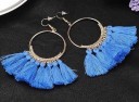 Boucles d'oreilles pendantes pour femmes avec frange G829 14