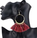 Boucles d'oreilles pendantes pour femmes avec frange G829 16