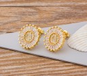 Boucles d'oreilles pendantes pour femmes avec lettre 11