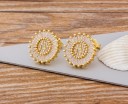 Boucles d'oreilles pendantes pour femmes avec lettre 22