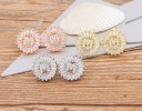 Boucles d'oreilles pendantes pour femmes avec lettre 29