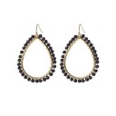 Boucles d'oreilles pendantes pour femmes avec perles G1388 8