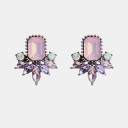 Boucles d'oreilles pendantes pour femmes avec zircon 15