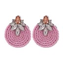 Boucles d'oreilles pendantes pour femmes avec zircon 26