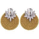 Boucles d'oreilles pendantes pour femmes avec zircon 28