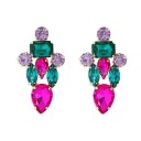 Boucles d'oreilles pendantes pour femmes avec zircon 3