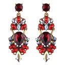 Boucles d'oreilles pendantes pour femmes avec zircon 41