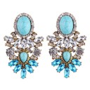 Boucles d'oreilles pendantes pour femmes avec zircon 45