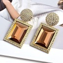 Boucles d'oreilles pendantes pour femmes avec zircon 8