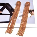 Boucles d'oreilles pendantes pour femmes avec zircon 9