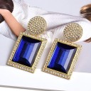 Boucles d'oreilles pendantes pour femmes avec zircon 11