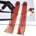 Boucles d'oreilles pendantes pour femmes avec zircon 10