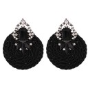 Boucles d'oreilles pendantes pour femmes avec zircon 12