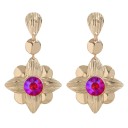 Boucles d'oreilles pendantes pour femmes avec zircon 9