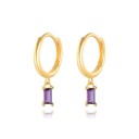 Boucles d'oreilles pendantes pour femmes avec zircon 9