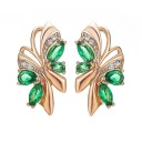 Boucles d'oreilles pendantes pour femmes avec zircon 6