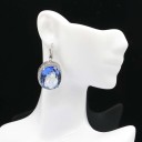 Boucles d'oreilles pendantes pour femmes avec zircon 2