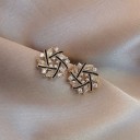 Boucles d'oreilles pendantes pour femmes avec zircon 4