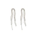 Boucles d'oreilles pendantes pour femmes avec zircon 1