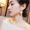 Boucles d'oreilles pendantes pour femmes avec zircon 2