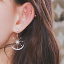 Boucles d'oreilles pendantes pour femmes avec zircon 1