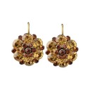 Boucles d'oreilles pendantes pour femmes avec zircons G1259 7