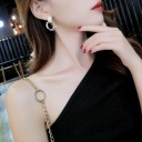 Boucles d'oreilles pendantes pour femmes avec zircons G221 3