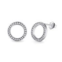 Boucles d'oreilles pendantes pour femmes en forme de cercle 1