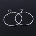 Boucles d'oreilles pendantes pour femmes en forme de cercle G664 7